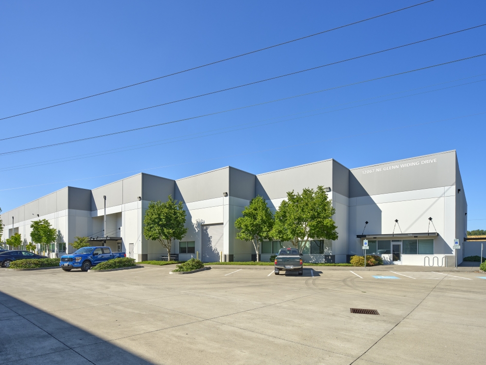 The industrial campus at 12021 NE Airport Way in Portland, Ore.