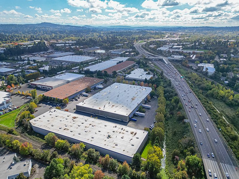 Aerial view of the 217 Distribution Center