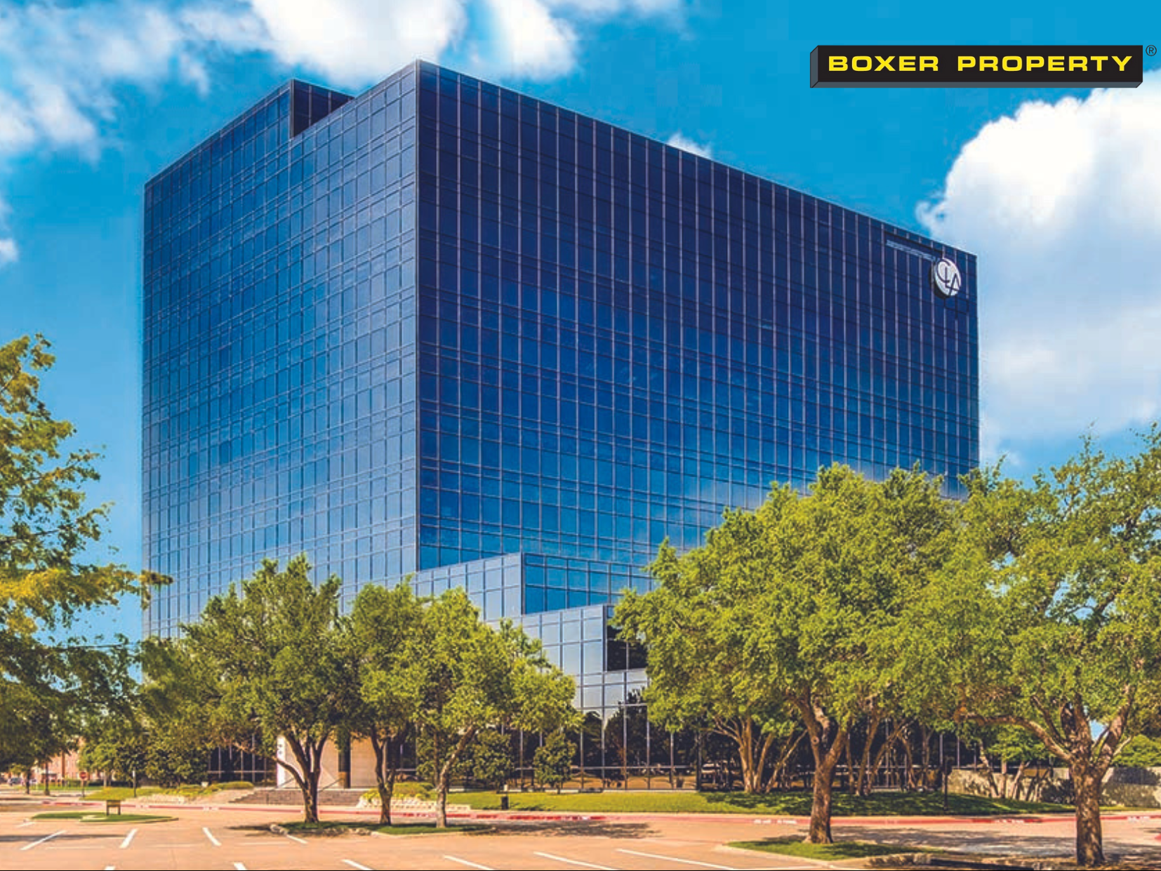 Plano Tower is a 225,445-square-foot office building. Image courtesy of Boxer Property