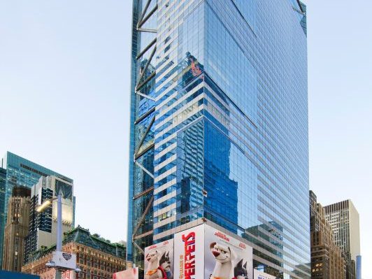 The 7 Times Square office building in New York City