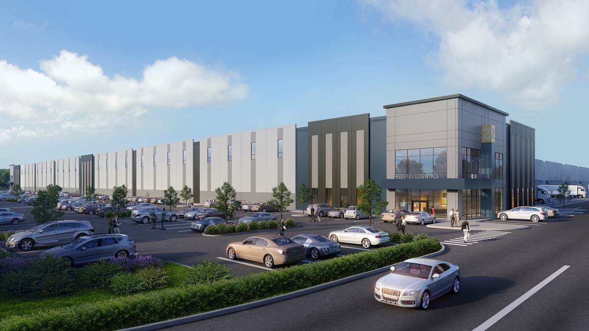 Rendering of the upcoming FRED310 industrial park in Frederickson, Wash.