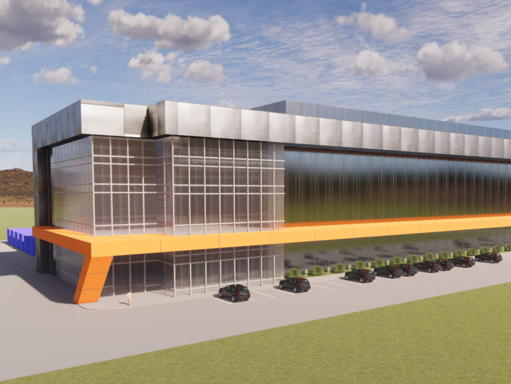 Rendering of DataBank's upcoming ATL5 facility.