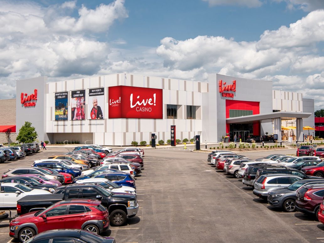 Exterior shot of Westmoreland Mall in Greensburg, Pa., a 1.2 million-square-foot retail center under CBL Properties' ownership.