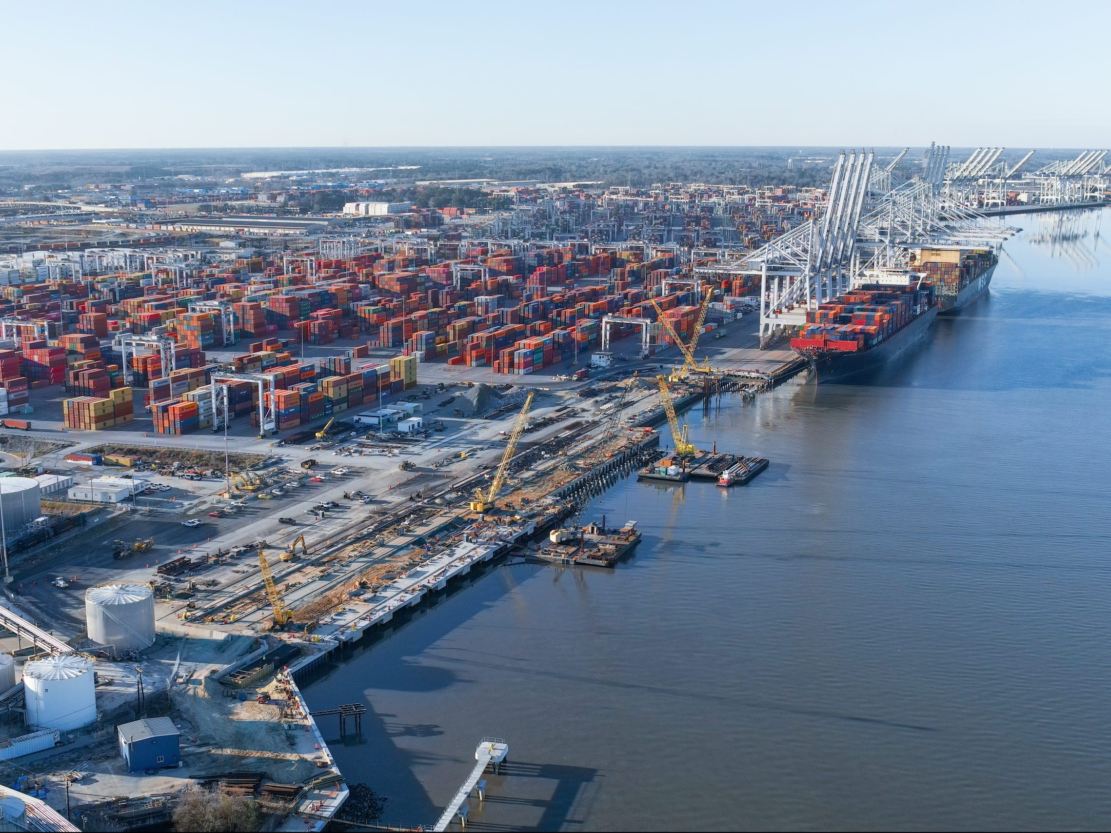 Port of Savannah Renovations to Berth 1 at Garden City Terminal