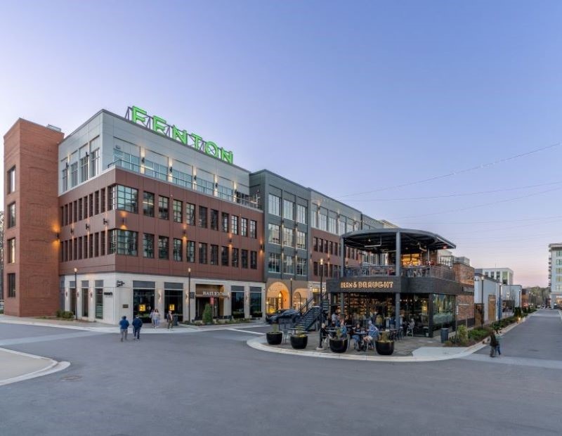 Fenton, a mixed-use development in Cary, N.C. 