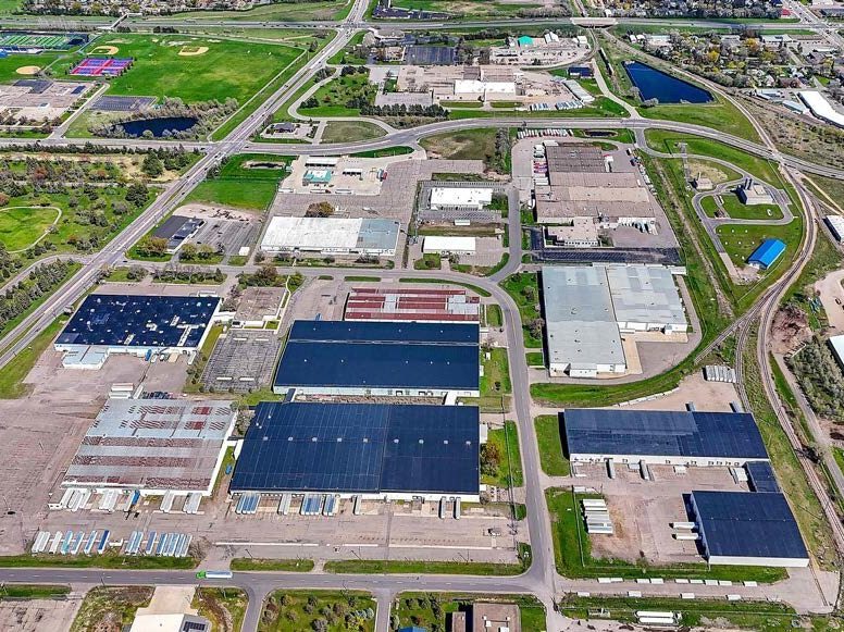 Aerial view of the eight-building portfolio acquired by IRG in St. Cloud, Minn.