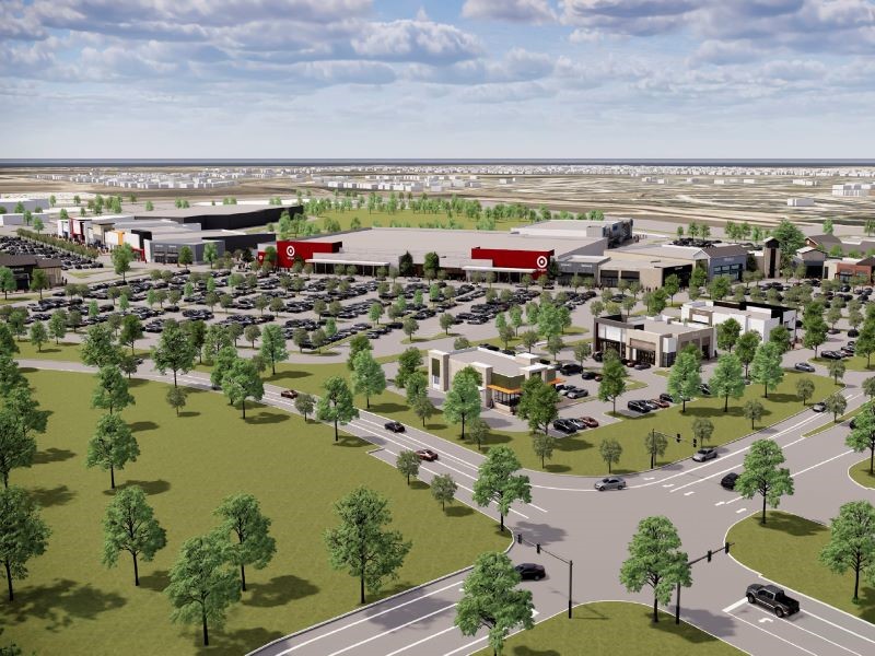 The Texas Heritage Marketplace mixed-use development in Katy, Texas