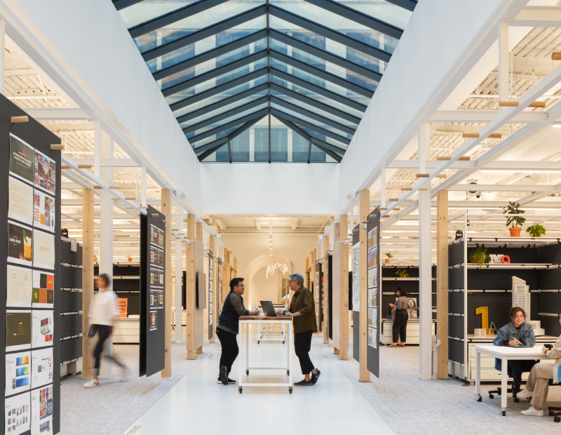 Interior shot of Gensler’s new San Francisco office that illustrates how office design trends are evolving