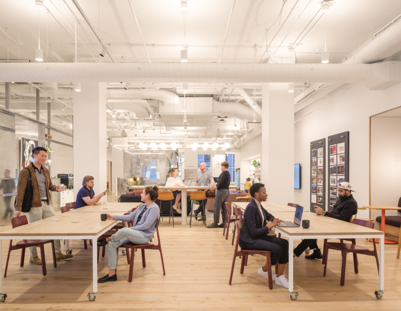 Interior shot of Gensler’s San Francisco office