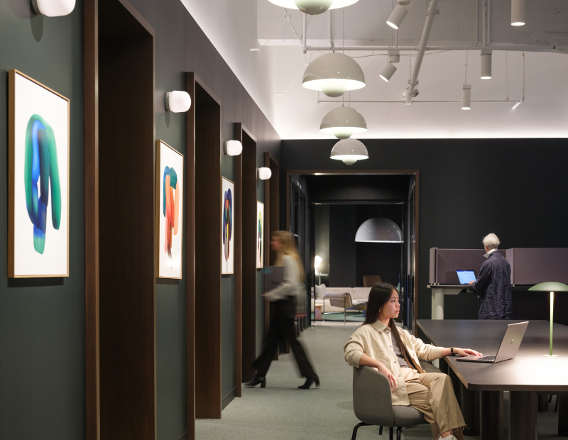 Interior shot of Gensler’s San Francisco office 