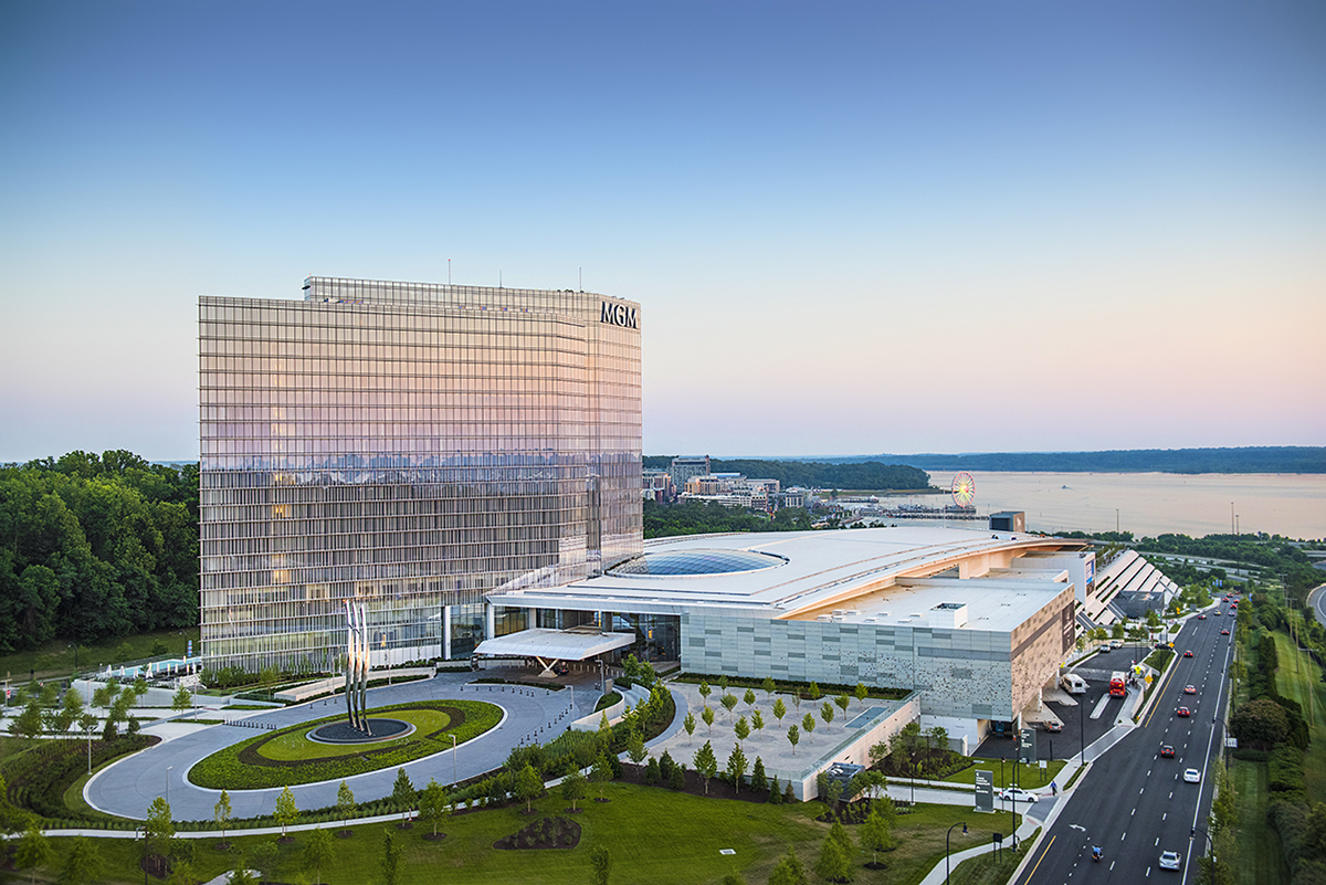 VICI Properties' portfolio of regional gaming assets includes MGM National Harbor outside Washington, DC, which was part of the REIT's $17.2 billion acquisition of MGM Growth Properties. Image credit: VICI Property.