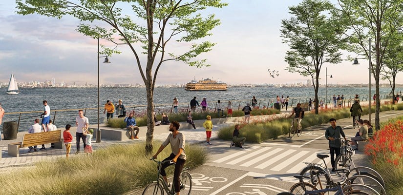 Rendering of the Staten Island North Shore project