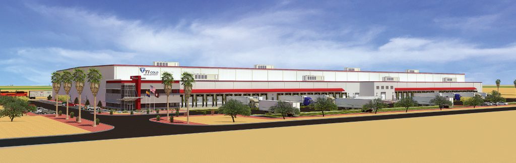 Rendering of Ti Cold Development's cold storage facility in metro Phoenix.