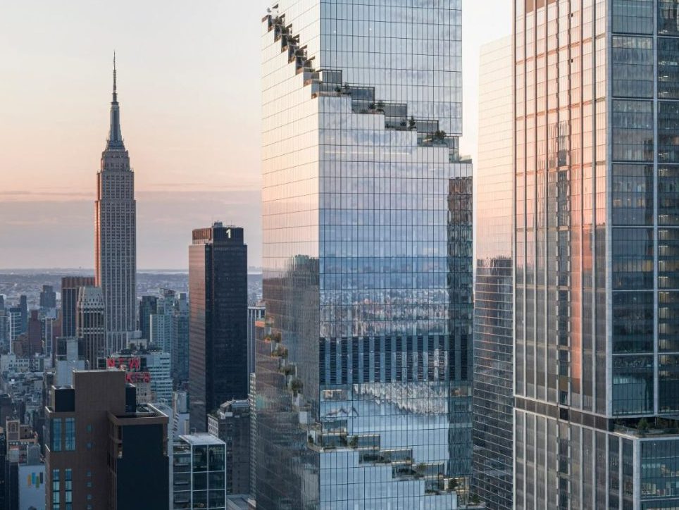 The developer broke ground on The Spiral in 2018. Image by Laurian Ghinitoiu, courtesy of BIG|Bjarke Ingels Group