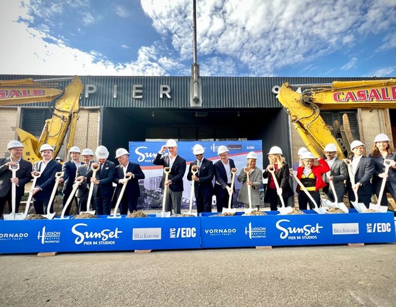 Sunset Pier 94 Studios groundbreaking