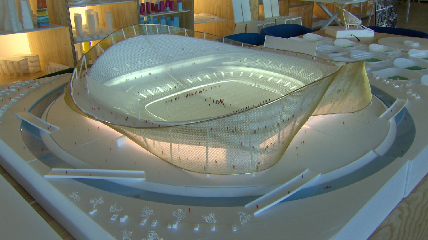 Rendering of the future Washington Redskins stadium