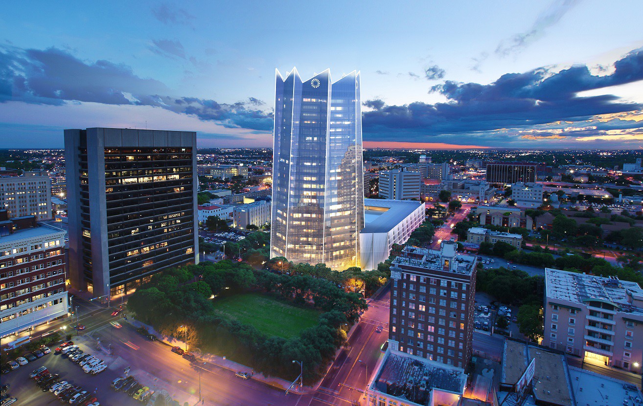 Frost Tower, San Antonio, rendering