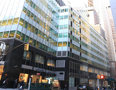 Exterior ground-level photo of Manhattan office building