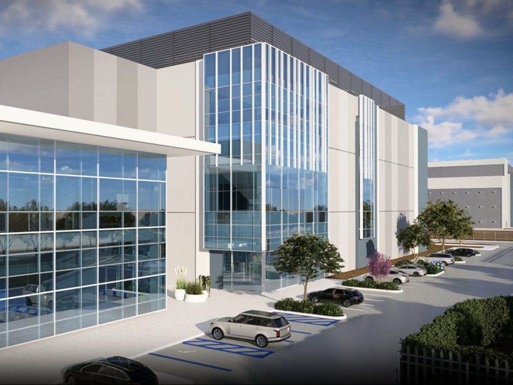 Rendering of EdgeCore's Reno Data Center Campus