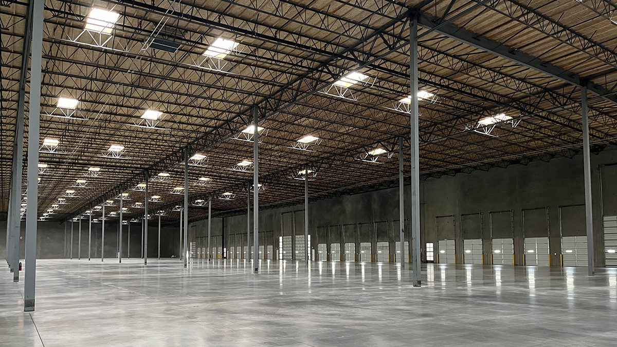 Cameron Industrial, a modern two-building industrial park being built in Gilroy, Calif. The project will include a mix of warehouse, manufacturing and office spaces. Images courtesy of Lowney Architecture