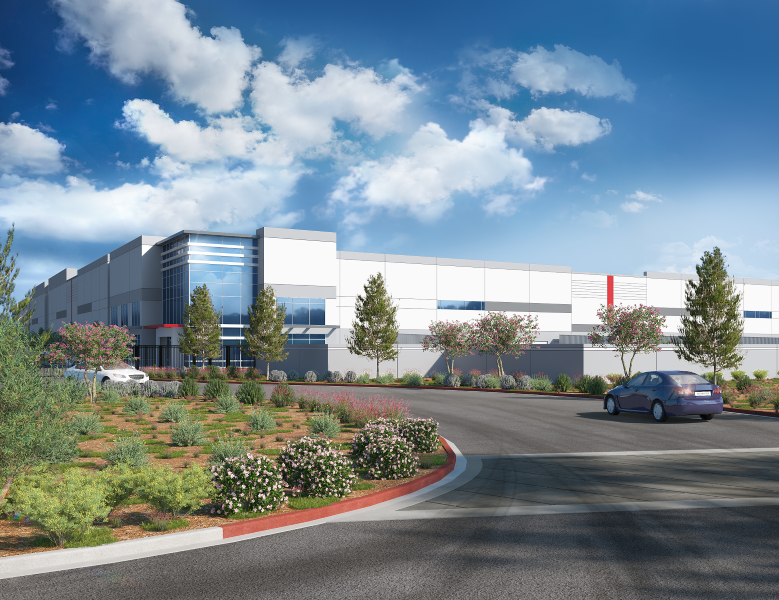 Shopoff Realty’s planned industrial project at 20th Avenue & I-10 in Desert Hot Springs, Calif.