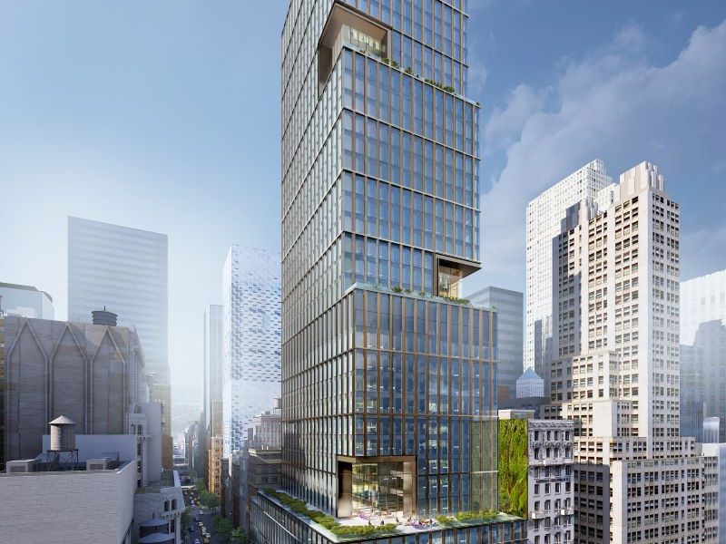 570 Fifth Avenue rendering