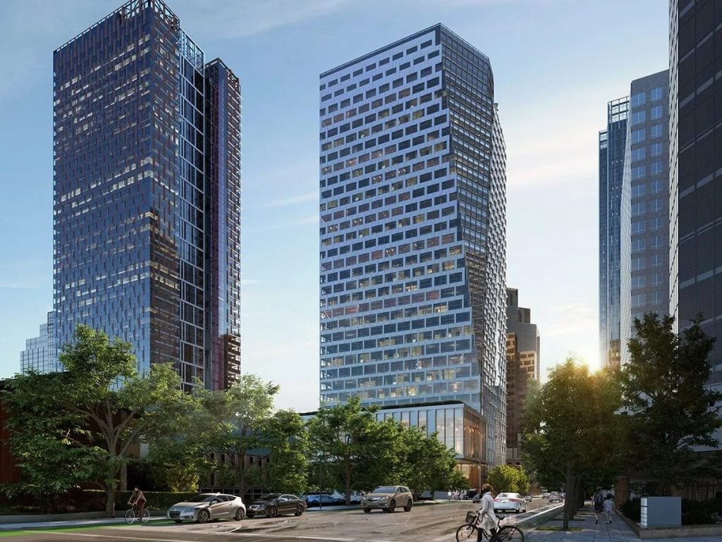 Image of the office towers around 600 Bellevue.