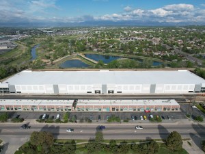 Aerial view of Broadway Logistics Center in Denver