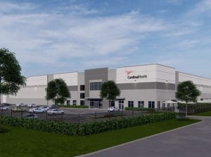 Rendering of Cardinal Health's future facility in Walton Hills, Ohio.