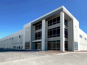 Exterior shot of Gateway Logistics Park's Building I in El Paso, Texas