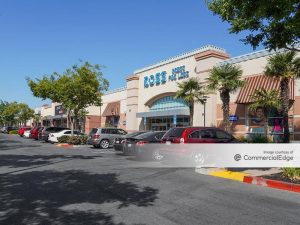 Exterior shot of The Plant Shopping Center