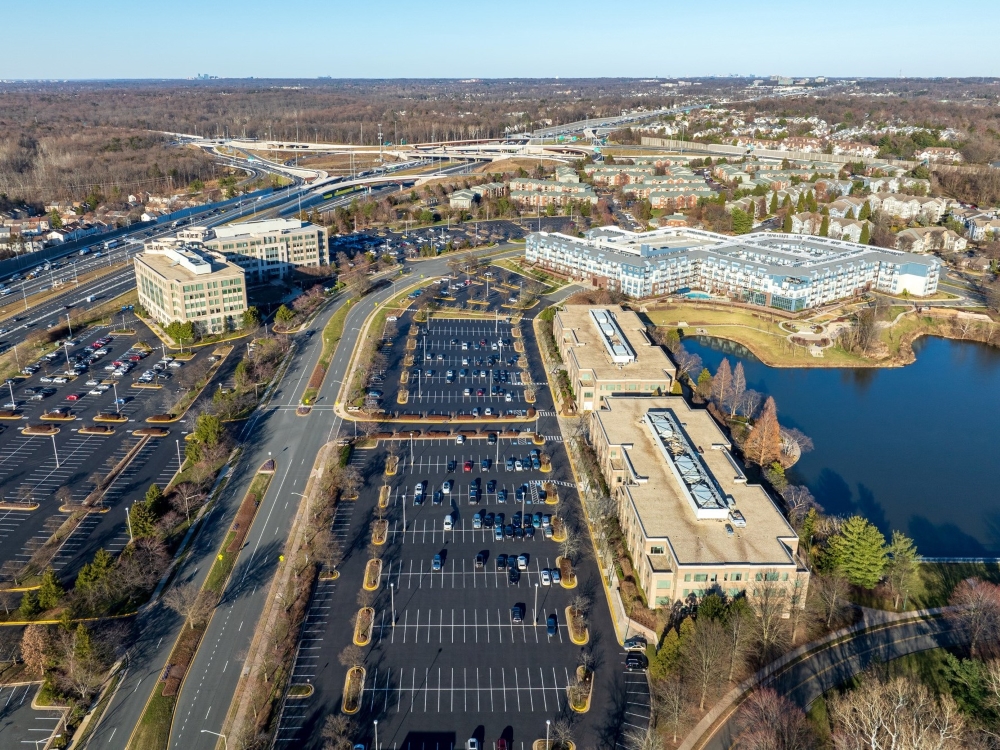 The office campus at 5860, 5870, 5875 and 5885 Trinity Parkway in Centreville, Va.