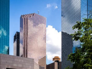 Exterior shot of Enterprise Plaza in downtown Houston