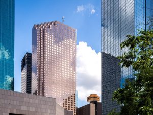 Exterior shot of Enterprise Plaza in downtown Houston