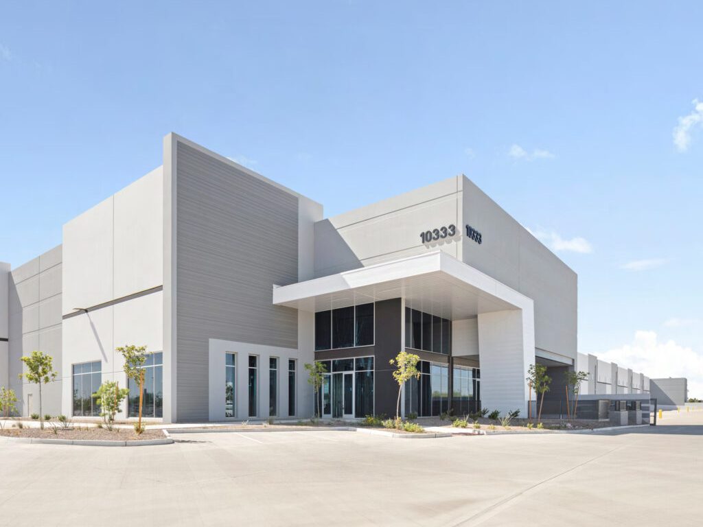 Exterior shot of Buckeye85, an industrial building in Phoenix.