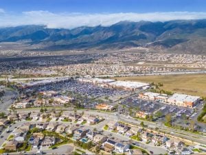 Aerial view of Falcon Ridge Town Center