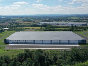 Exterior shot of Hamburg Logistics Center in Hamburg, Penn.