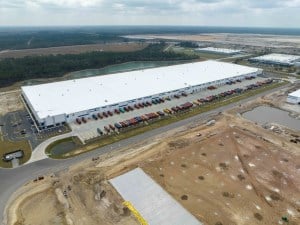 Exterior shot of Interstate West’s Building C in Ellabell, Ga.