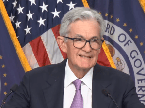 Federal Reserve chair Jerome Powell speaks at the September 18th press conference.