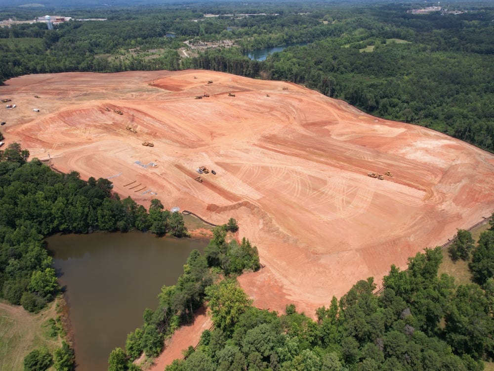 Aerial view of Stateline 85’s site in Blacksburg, S.C.