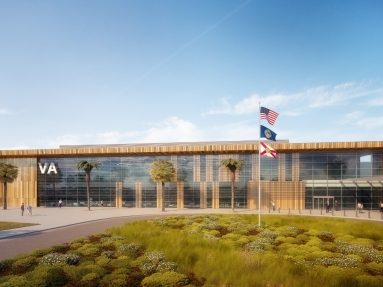 Rendering of VA clinic in Jacksonville, Fla.