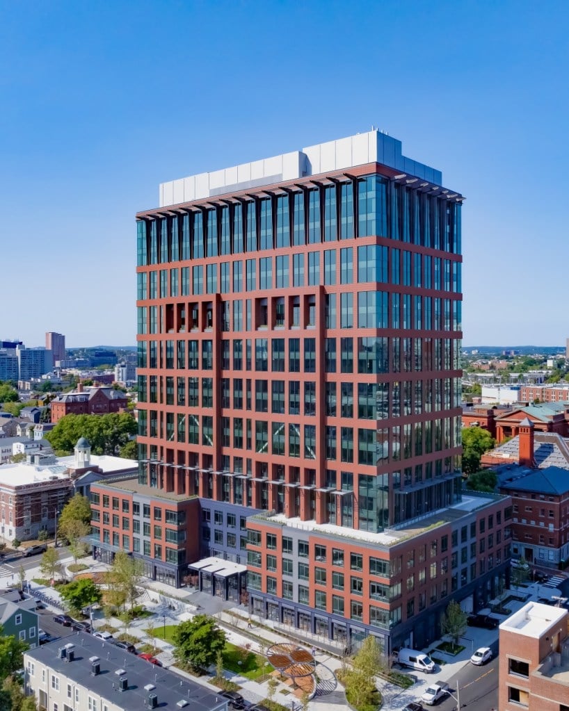 Exterior shot of 40 Thorndike in Cambridge, Mass.