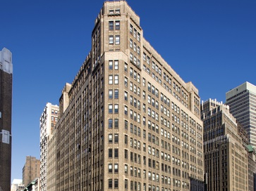 Exterior shot of 1359 Broadway in Manhattan, N.Y.