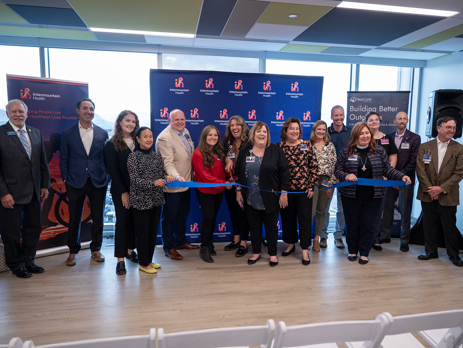 Picture depicting the official opening ceremony of the Lutheran Medical Office Building in Wheat Ridge, Colo.