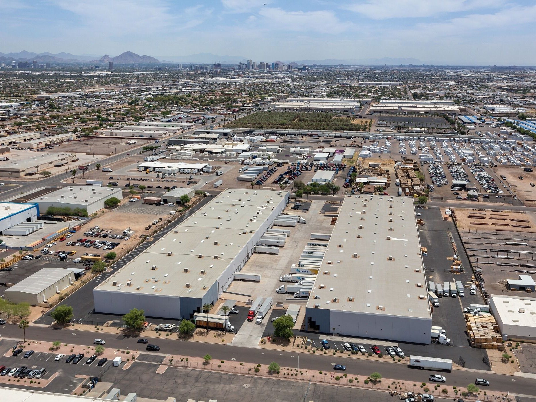 Aerial view of the Phoenix Gateway portfolio in Phoenix