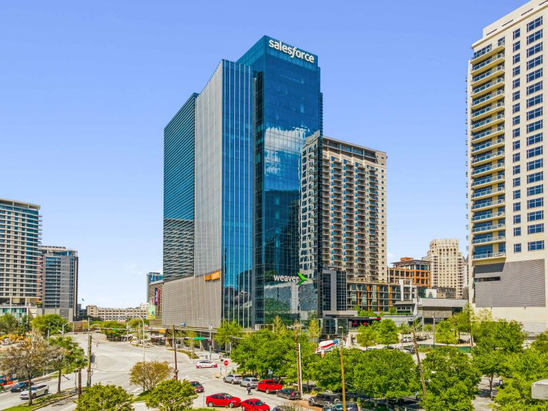 The Union tower in Uptown Dallas is owned by KB Asset Management Co. Ltd. and RED Development.