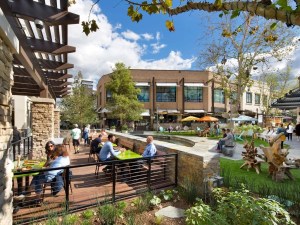 Exterior shot of Topanga Village