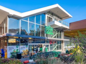 Exterior shot of Whole Foods at Bay Place in Oakland, Calif.