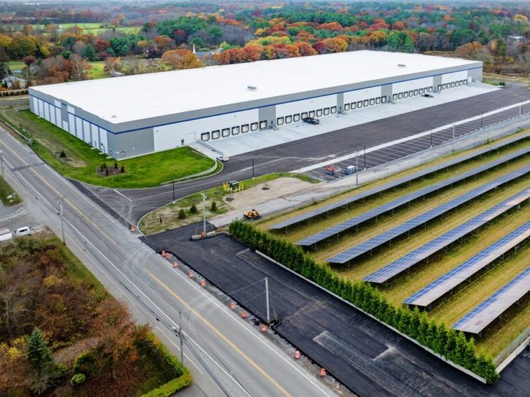 Image of a recently completed industrial facility at 586 Manley St. in West Bridgewater, Mass.