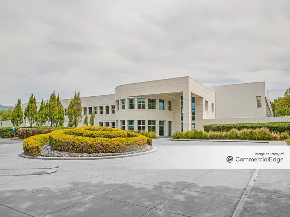 Exterior shot of one of the buildings demolished for the development of Bridge Point San Jose, an industrial project in San Jose, Calif.